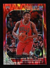 2019 Panini NBA Hoops Premium Stock Red Flash Prizm Wendell Carter Jr #29 0f72