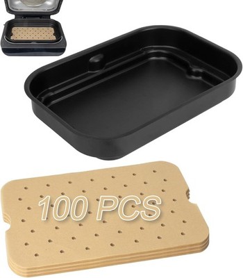 Foodi Smart Grill Pans & Air Fryer Liners for Ninja FG551 Foodi XL 6-in-1 Indoor