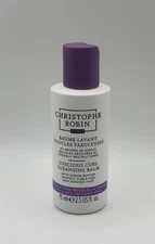 NEW Christophe Robin Luscious Curl Cleansing Balm Travel Size 75ml/2.5oz AUThNTC