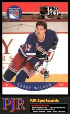 Carey Wilson 1990-91 Pro Set #210 New York Rangers