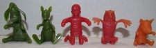 Nabisco Wheat Rice Honeys Winnie the Pooh Spoon Sitters, lot of 5