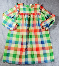 Girls Gymboree Flannel Nightgown 7-8 Plaid Christmas Holiday