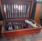 1899 Gorham Cambridge Sterling Silver Hallmarked Monogrammed set of 119 pcs