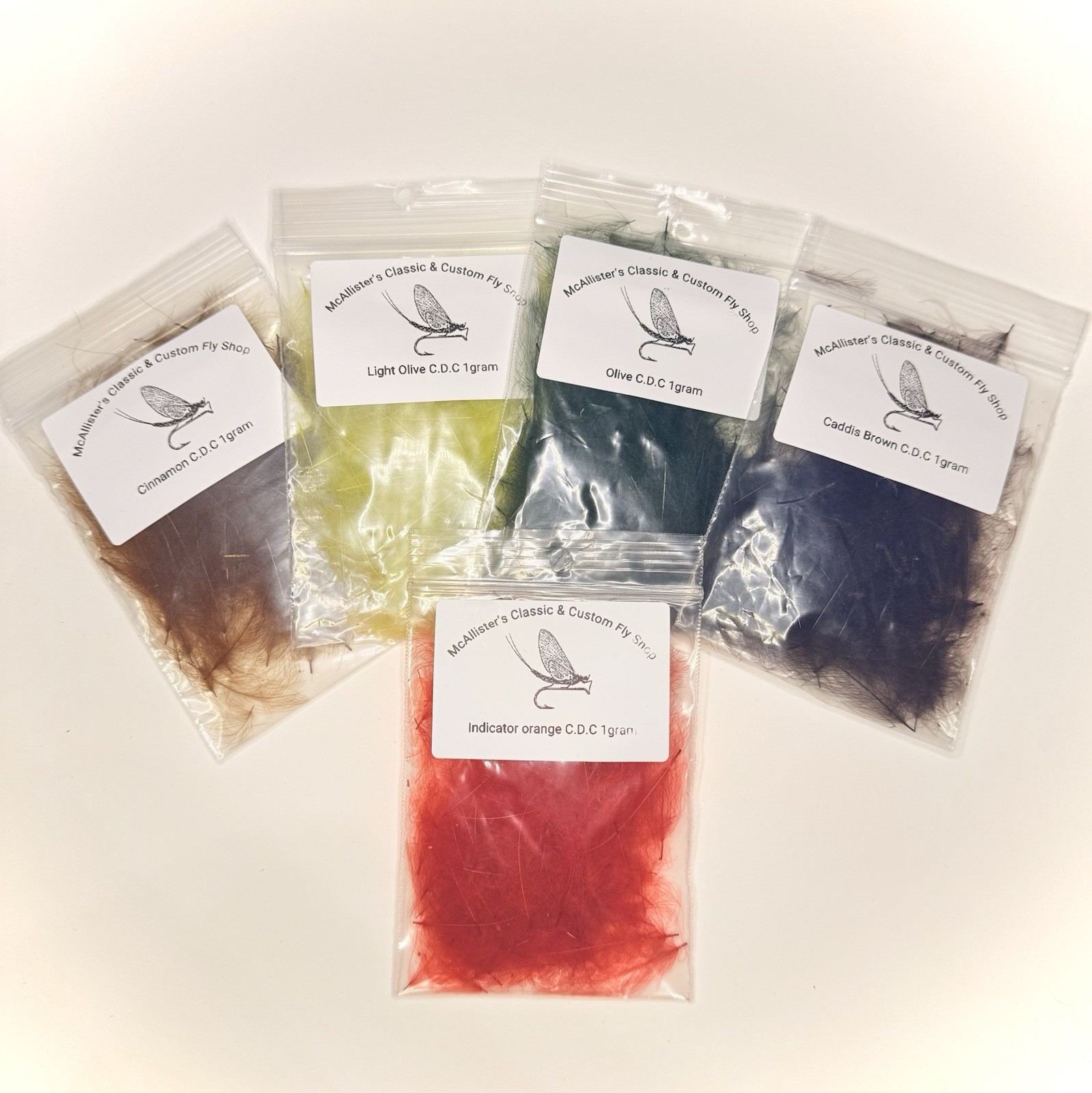 CDC FEATHER 1 GRAM BAG :COLOR ; { DARK OLIVE }