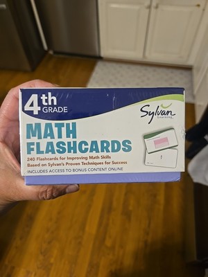 4th Grade Math Flashcards - Sylvan Learning