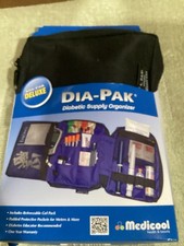 Medicool DIA-PAK Deluxe Diabetic Supply Organizer - Black