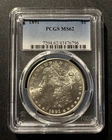 1891 MORGAN DOLLAR PCGS MS 62 - SILVER - UNCIRCULATED - BETTER DATE - $1