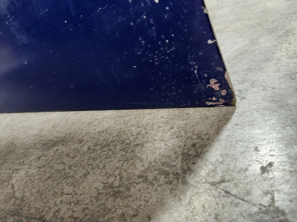 Campana extractora de fibra de vidrio original GM 1969 a 1972 C3 Corbettes usada buena OEM azul como está Foto 4 de 4