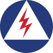 3 Inch Non-Reflective United States Civilian Defense Insignia Logo Sticker