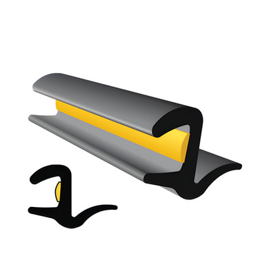 Marcy M7 Universal Auto Glass Molding 7mm (1/4'') w/ Clean-Stick Butyl 15'