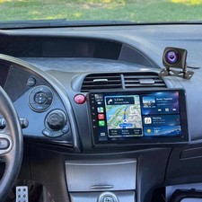 KAM Autoradio Android Auto Apple Carplay FM BT Navi Für Honda Civic 2006-2011