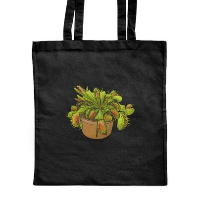 Shopper-Tasche 'Venus Flytrap' klassisch schwarz (ZB00018505)