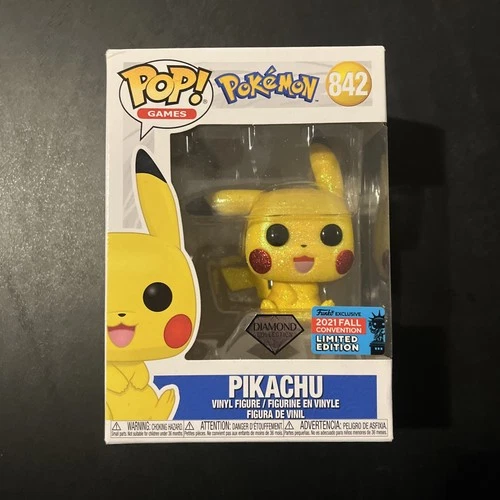 Funko Pop! 842 Pokémon Diamond Pikachu NYCC Exclusive