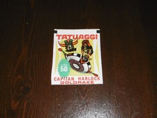 BUSTINA DI FIGURINE TATUAGGI CAPITAN HARLOCK GOLDRAKE NUOVA E SIGILLATA