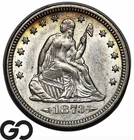 1873 Seated Liberty Quarter w/ Arrows, Choice Uncirculated+, Scarce Variety