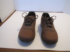 WOMENS SAS WALK EASY LEATHER WALKING SHOES BROWN SZ US 6 1/2M