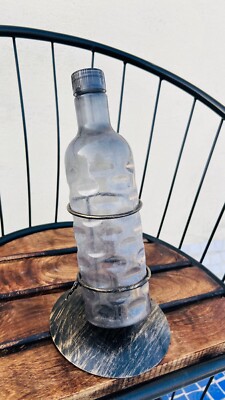 Wine Bottle Holder Thirsty - Drunk - Polyresin Best Wine Holder Made by Hand
