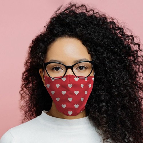Cotton 2 Layer Face Mask Washable Reusable Breathable Comfort - Picture 25 of 53