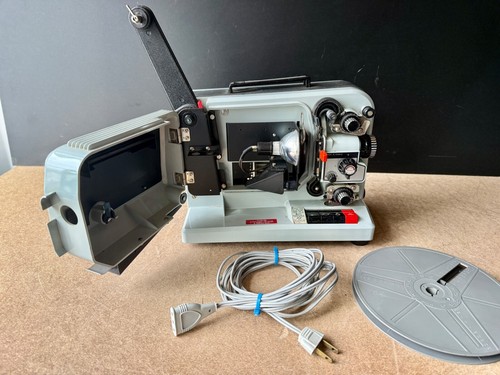 Heurtier Film Projector Vintage 8mm Super 8 P6-24B BiFilm 1970 France - Picture 17 of 20