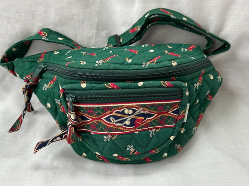VERA BRADLEY FANNY PACK GOLF GREEN RETIRED RARE EXCELLENT