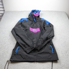 Columbia Jacket Mens Medium Black Full Zip Long Sleeve Outdoor Hiking