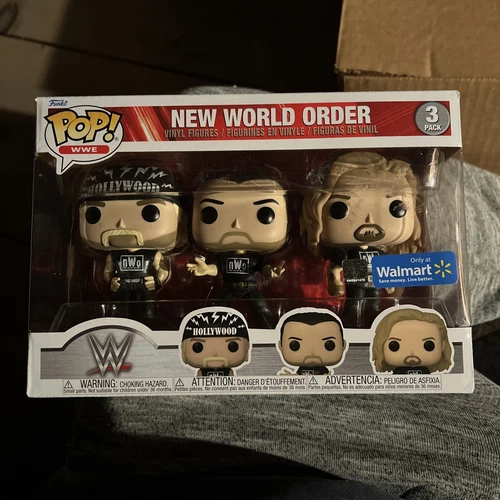 WWE WCW Funko POP NWO Hulk Hogan Scott Hall Kevin Nash Paquete de 3 Exclusivo de Walmart