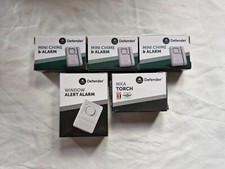 5 Stück Defender Home & Personal Alarm Konvolut Tür Fenster & Personal NEU