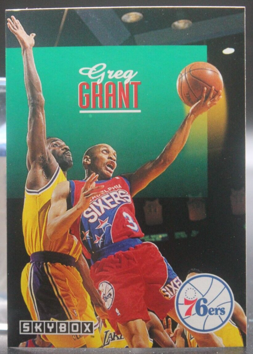 Greg Grant (76ers/Trenton State) 1992-1993 Skybox #183 | eBay