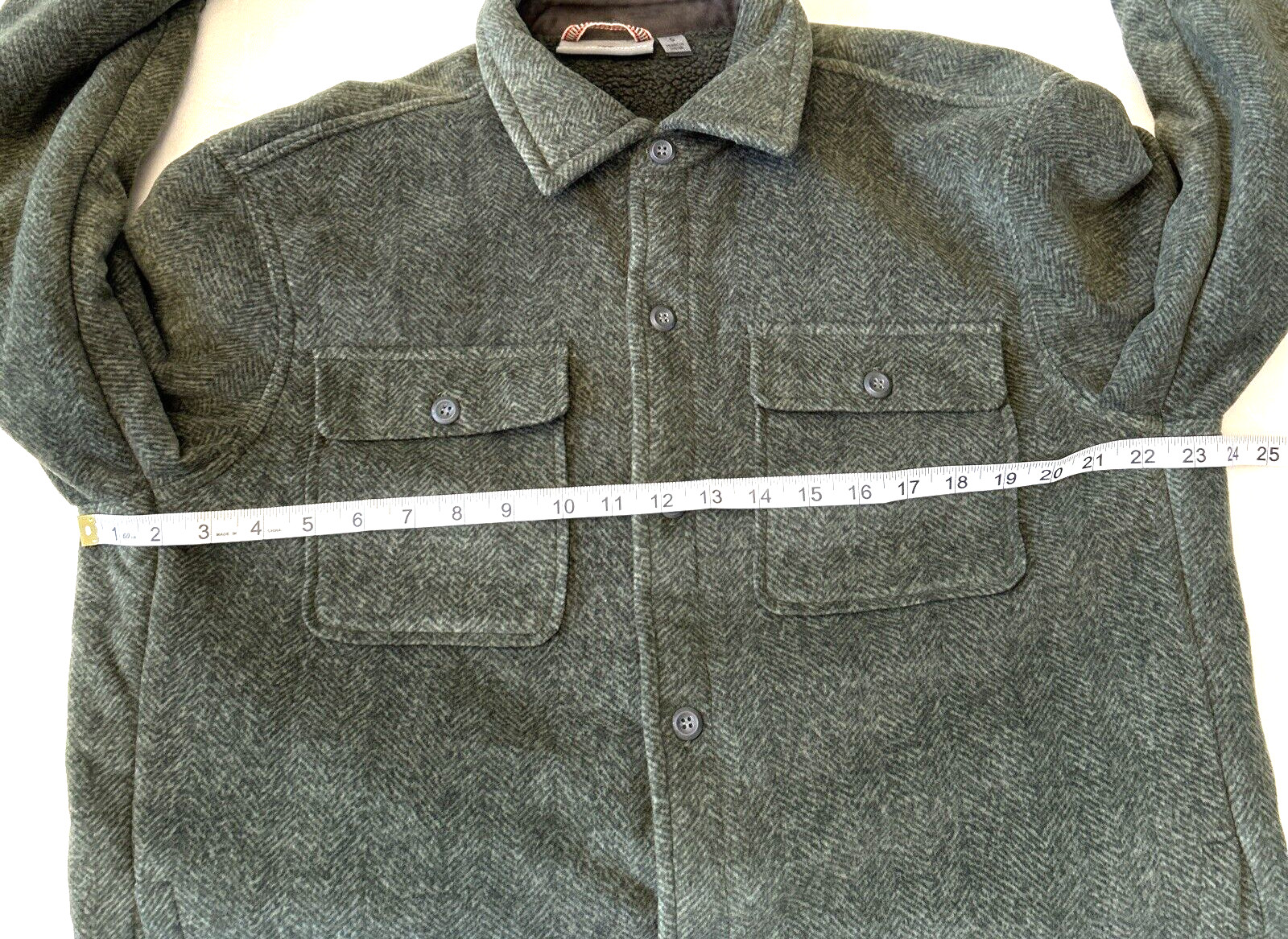 RUGGED ELEMENTS MEN SHIRT JACKET BUTTON SHERPA LI… - image 3