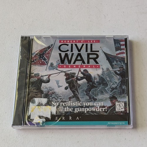 new Robert E. Lee: Civil War General 1998 Sierra Game PC Game Windows 95 Win 3.1