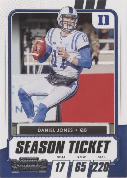 2021 Panini Contenders Draft Picks Daniel Jones #20 - 1 of 2