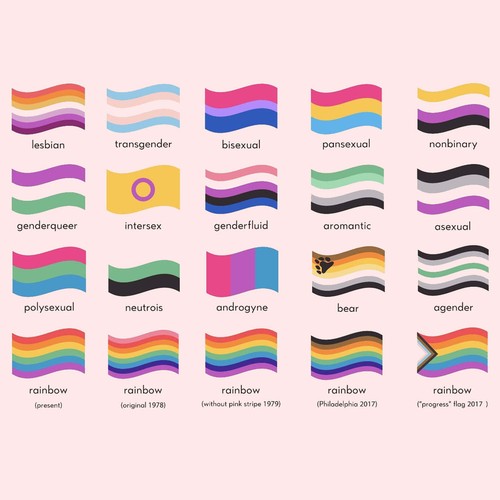 RAINBOW LGBTQIA2-S Bandera Llavero MDF Apoyo Orgullo Corazón Gay Incluido - Imagen 42 de 64