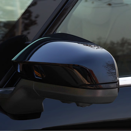For Toyota Tacoma 2024 2025 Bright Black Side Mirrors Rearview Trim Cover - Picture 7 of 10