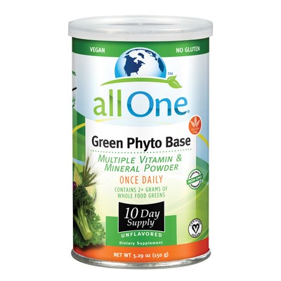 allOne Green Phyto Base Multiple Vitamin and Mineral Powder (10 Servings)