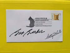 Bob Barker & Betty White Signed,Autographed 