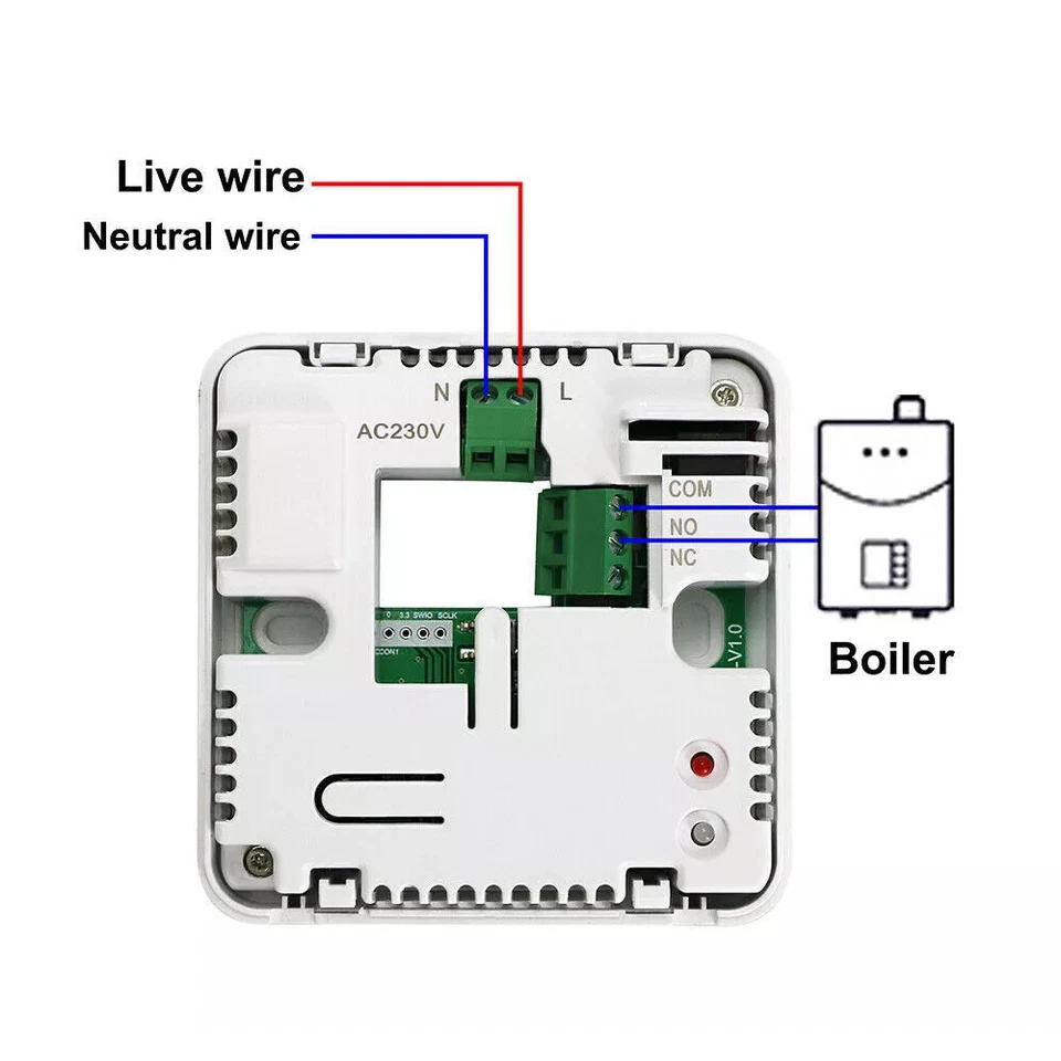 Tuya WiFi RF Termostato Inteligente Caldera de Gas Calefacción de Habitación Controlador de Temperatura A3p Foto 2 de 4