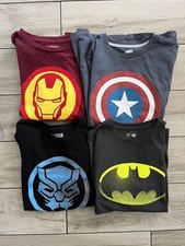 Gap Kids/Old Navy Lot Of 4 Tops Super Hero Size Large Boys
