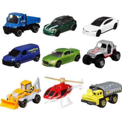 Matchbox 9 Pack Vehicles Collection of 9 1:64 Scale Die-Cast Toy