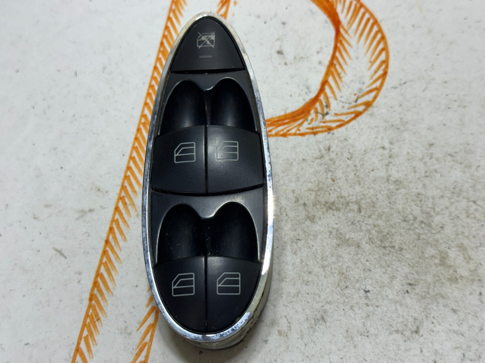 2003 MERCEDES E320 DRIVER MASTER POWER WINDOW MIRROR CONTROL SWITCH OEM