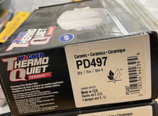 PD497 Wagner Thermo Quiet Disc Brake Pad Set for FRONT xref. Akebono # ACT497