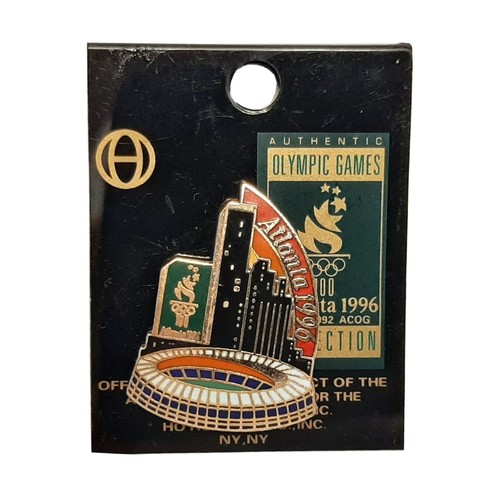 Vintage Centennial Olympics Games 1996 Atlanta Enamel Pin Stadium Collectible