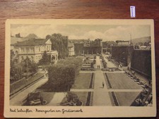 Postkarte Ansichtskarte Mecklenburg Bad Salzuflen-Rosengarten am Gradieruserk