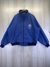 Vintage 1980-90s Sportsmaster Polar Fleece Marathon Gasoline Co Mens Jacket 3XL