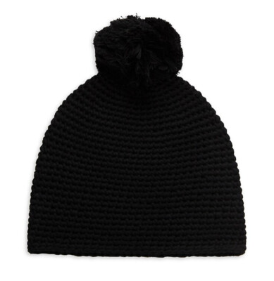 New Womens UGG Black Pom - Pom Knit Beanie Hat One Size | eBay display picture 1