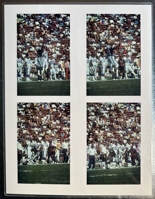 TIM BROWN 80 s(RAIDERS VINTAGE)beat defender and run 4 ShotSequence 1/2 2 Exist