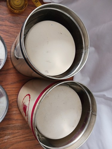 Vintage 1930s Silhouette Woman Bonnet Canisters Set Of 4! - Picture 12 of 12