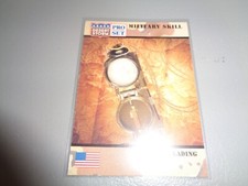Map Reading #165 1991 Pro Set Desert Storm Military Skill card