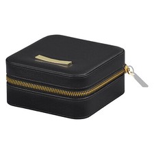 Ted Baker - Black Zipped Jewellery Storage Case with Gold Ted Baker Branded Bow