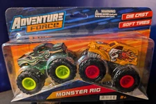 Adventure Force Monster Rigs Soft Die Cast Tires Kids Multicolor Toy Trucks
