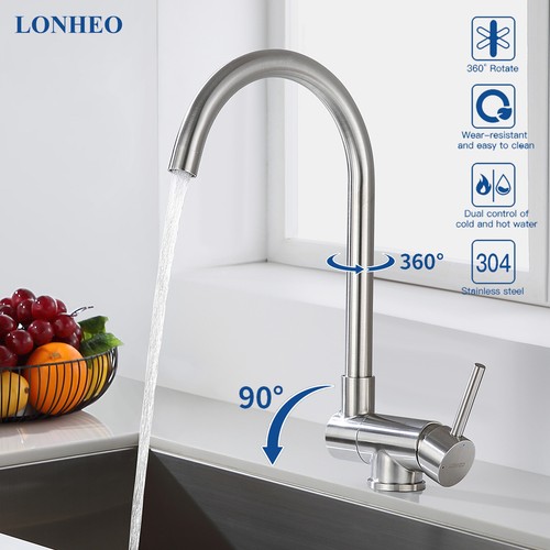 Klappbar Küchenarmatur Vorfenster Spültischarmatur 360° Einhand Wasserhahn Küche - Bild 4 von 21
